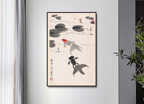 玄關(guān)復(fù)古裝飾畫制作